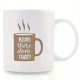 1pc Coffee Mug Stylish 11oz Ceramic Coffee Mug - Perfect for Mother'S Day Birthday Gifts and Home Decor 11oz