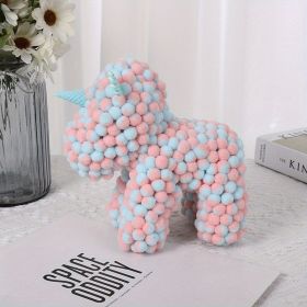 Handmade Hair Bulb Uicorn Mothers Day Mom Gifts For Girlfriend Mom Birthday Gifts For Women Gifts For Her Gifts For Mom (Color: Blue+Pink)