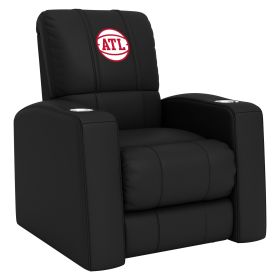 Relax Home Theater Recliner with Atlanta Hawks Secondary (Material: Commercial Grade Synthetic Leather)