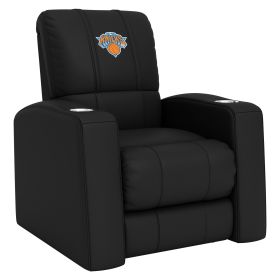 Relax Home Theater Recliner with New York Knicks Logo (Material: Top Grain Leather *Custom Order 8 Week Lead time No Returns*)