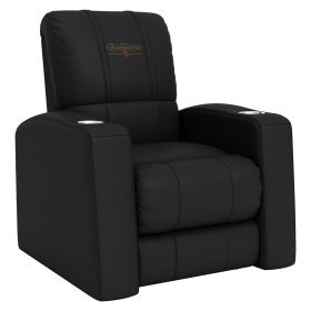 Relax Home Theater Recliner with Toronto Raptors Alternate 2019 Champions Logo (Material: Top Grain Leather *Custom Order 8 Week Lead time No Returns*)