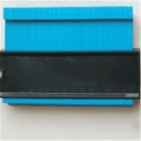 Radial Ruler Contour Gauge Taker Profile Gauge (Color: Light Blue 10inch)